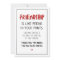 Funny friendship card, friend postcard, humourous