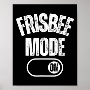 Funny Frisbee Art For Men Women Flying Disc Golf L Poster