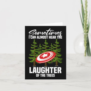 Funny Frisbee Golf Disc Golf Card