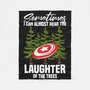 Funny Frisbee Golf Disc Golf Fleece Blanket