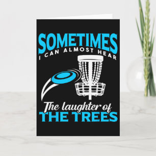 Funny Frisbee Golf Disc Golf Player Men  Card