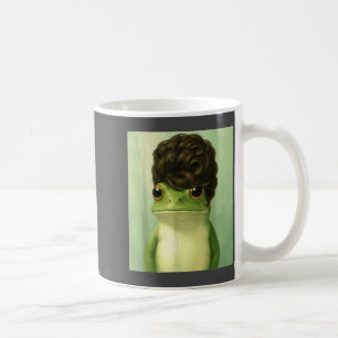 Funny Frog Beehive Bob Haircut Meme Coffee Mug