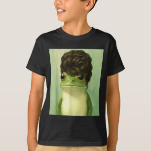 Funny Frog Beehive Bob Haircut Meme  T-Shirt