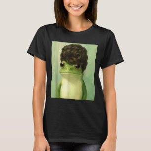 Funny Frog Beehive Bob Haircut Meme  T-Shirt