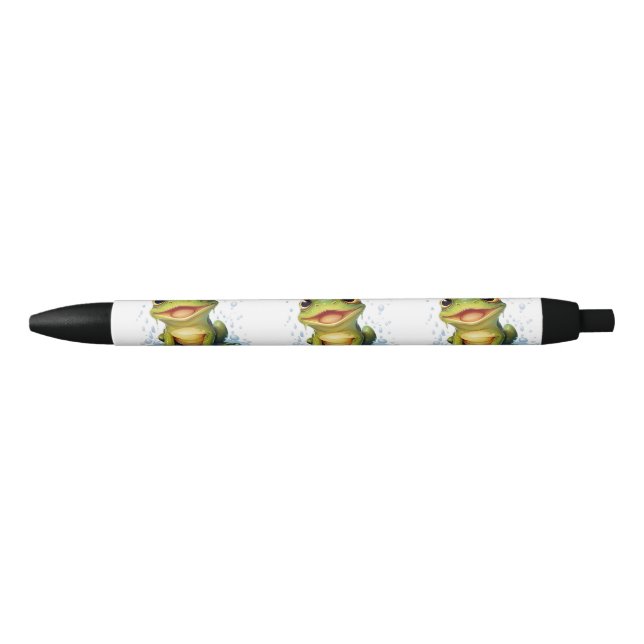 Funny frog black ink pen (Front)