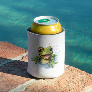 Funny frog can cooler
