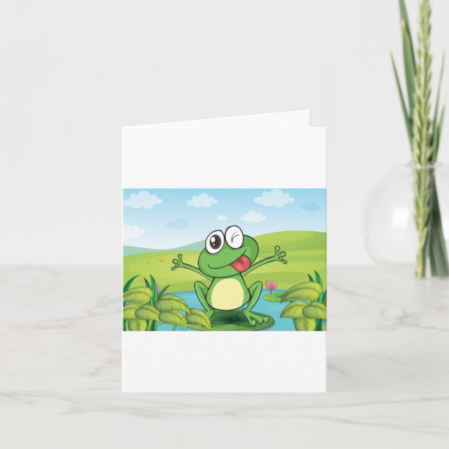 Funny Frog Card (Front)