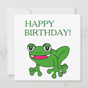 Funny frog card
