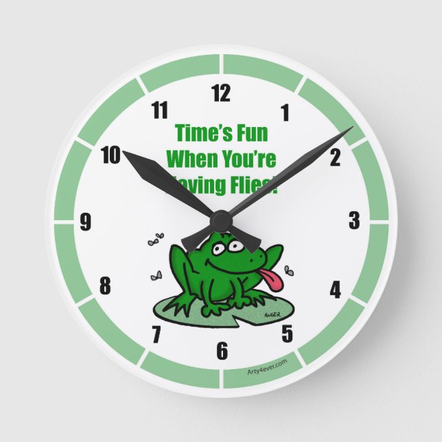 Funny Frog Clock (Front)