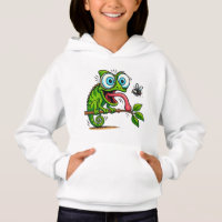Funny Frog Doughnut Snack Hoodie - Cozy Whimsical