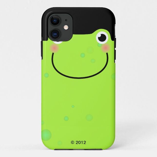 Funny Frog Face Case-Mate iPhone Case (Back)