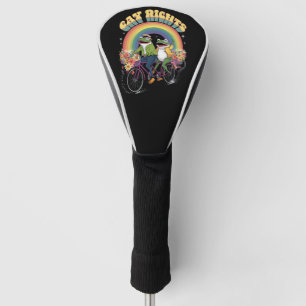 Funny Frog Gay Rights LGBT Rainbow Pride Month  Golf Head Cover