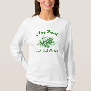 Funny Frog Long Slieve T shirt Gift
