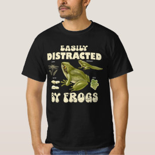 Funny Frog Lover Easily Distracted By Frogs T-Shirt
