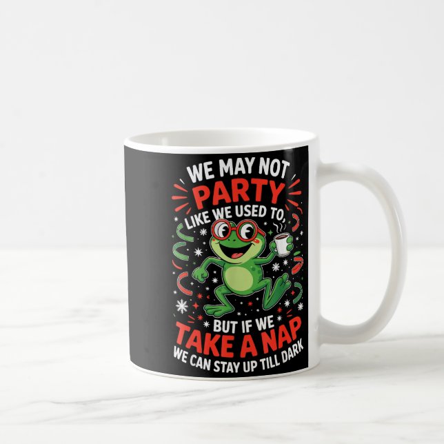 Funny Frog Nap Party For Sleep Lovers And Amphibia Coffee Mug (Right)