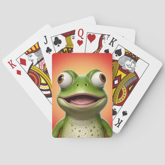 Funny Frog Playing Cards (Back)