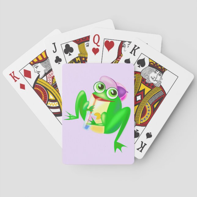 Funny Frog Playing Cards (Back)