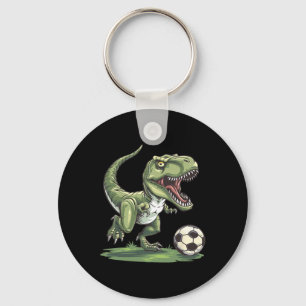 Funny Frog Playing Soccer Graphic Weird Frog Keychain