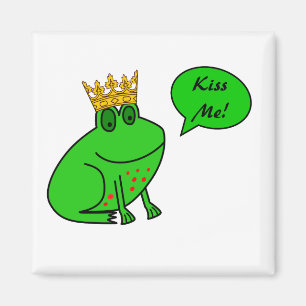 Funny Frog Prince - Animal Fridge Magnets