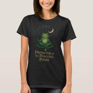 Funny Frog Protector of the Peaceful Ponds T-Shirt