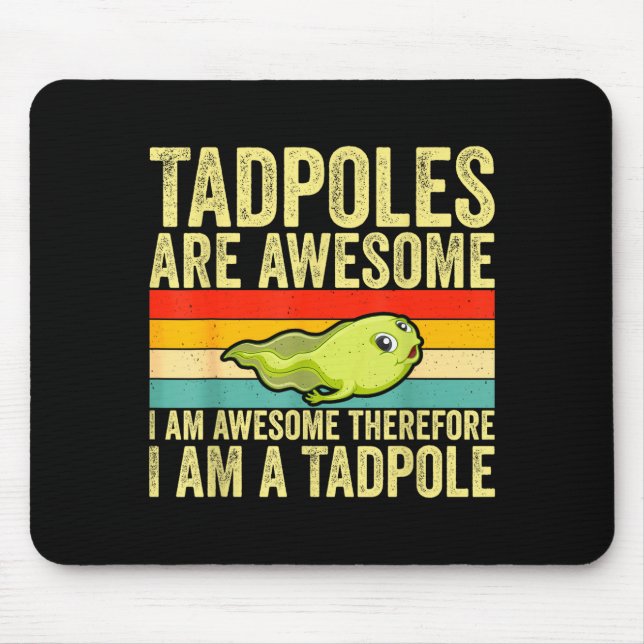 Funny Frog Tadle Lovers Design For Men Women Kids  Mouse Pad (Front)