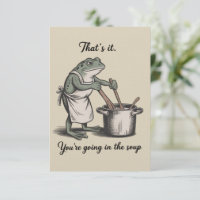 Funny Frog That's It You're Going in the Soup Meme