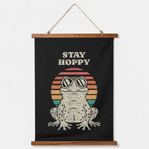 Funny Frog Toad Lover Retro Vintage Design Hanging Tapestry