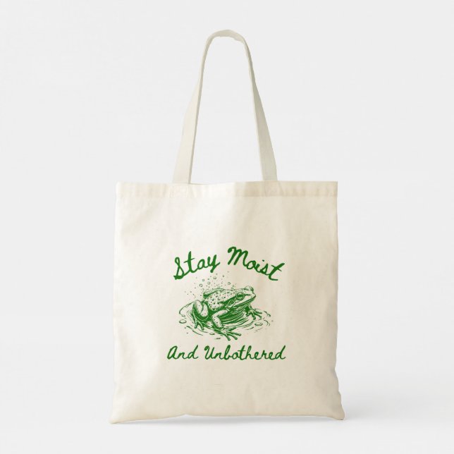 Funny Frog Tote Bag Gift (Back)