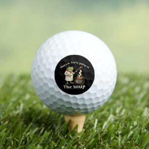 Funny Frog You're Going in the Soup Cottagecore  Golf Balls