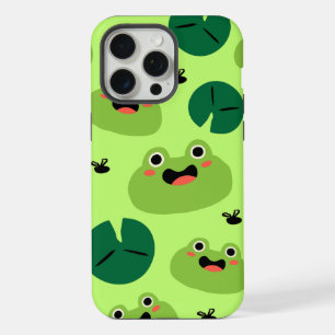 Funny frogs iPhone 15 pro max case