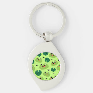 Funny frogs keychain
