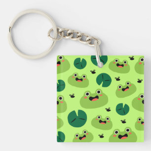 Funny frogs keychain