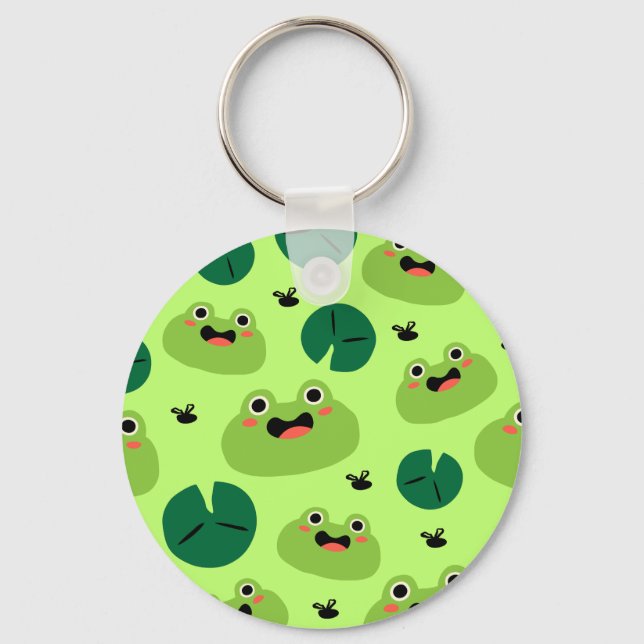 Funny frogs keychain (Front)