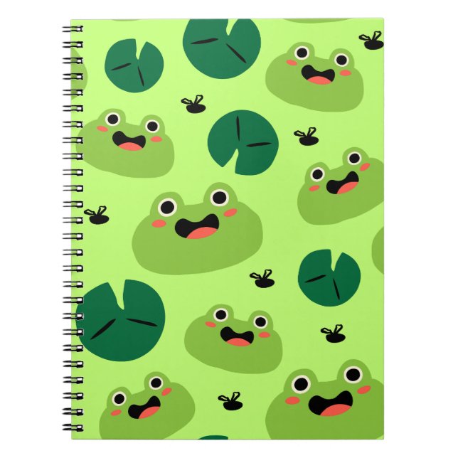 Funny frogs notebook (Front)