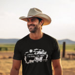 Funny "From the 1900s" Cart & Oxen T-Shirt<br><div class="desc">Perfect gift for anyone born before 2000. Or just for yourself! Add your custom wording to this design by using the "Edit this design template" boxes on the right hand side of the item, or click the blue "Customize it" button to arrange the text, change the fonts and colours and...</div>