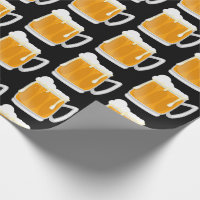 Funny frothy beer mug pattern