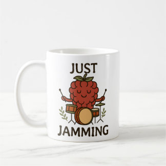 Funny Fruit – Raspberry Just Jamming Coffee Mug