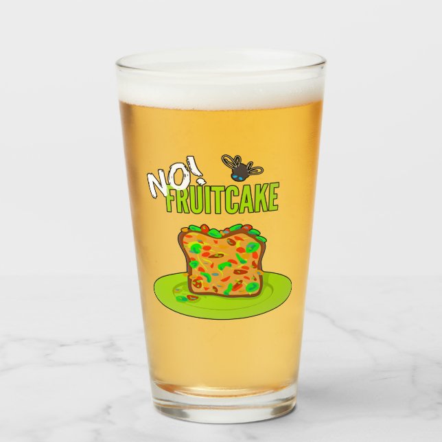 Funny Fruitcake    Button Glass (Front Filled)