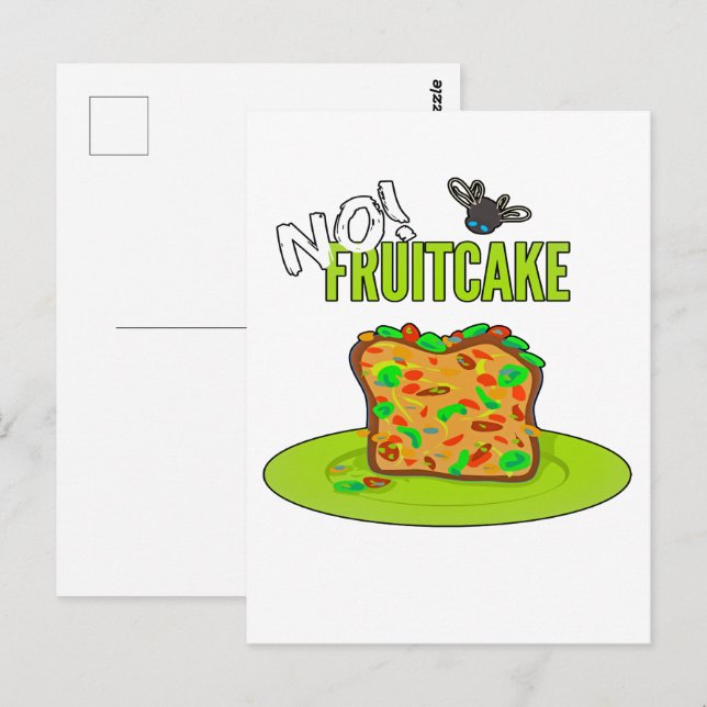 Funny Fruitcake T-shirt Postcard (Front/Back)