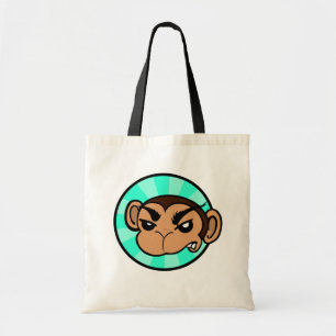 FUNNY FRUSTRATED MONKEY TOTE BAG