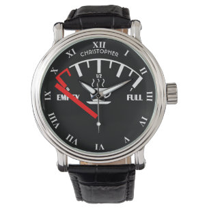 Funny Fuel Gauge Coffee Mug Time To Get Coffee Watch