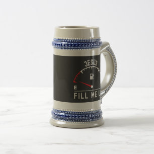 funny fuel price t-shirt Fuel inflation shirt Beer Stein