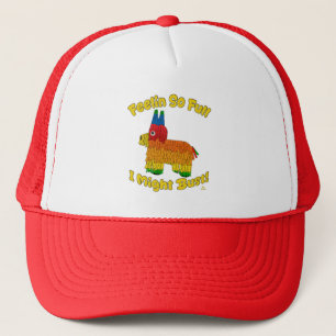 Funny Full Pinata Cartoon Fun Party Motto Trucker Hat