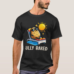 Funny Fully Baked Potato Graphic For Kids T-Shirt