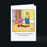 Funny Fun & Laughs Humour Blank Greeting Card<br><div class="desc">Enjoy spreading the laughter with this hilarious fun and laughs humour greeting card by artist Bill Abbott; send some laughs along with your love. Bill Abbott's cartoon "Spectickles" the internationally syndicated comic has also appeared in Hallmark U.K.,  Reader's Digest,  Saturday Evening Post and other fine magazines!  'f</div>