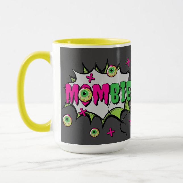Funny Fun 'Mombie' Pop Art  Mug (Left)