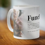Funny Funcle Definition Uncle Photo Coffee Mug<br><div class="desc">A perfect gift for a fun uncle featuring 2 family photos of the kid(s),  and a cool definition term of the word Funcle that can easily be personalized.</div>