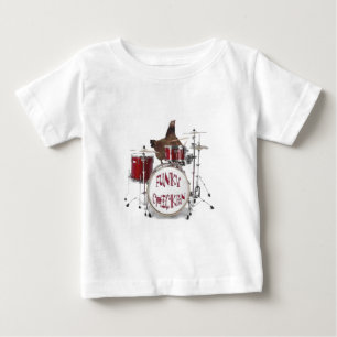 Funny Funky Chicken  Baby T-Shirt
