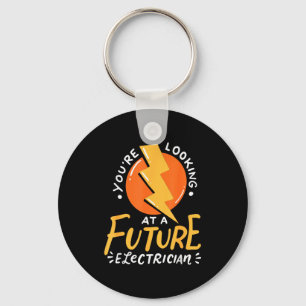 Funny Future Electrician Electrical Engineer  Keychain