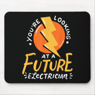 Funny Future Electrician Electrical Engineer  Mouse Pad